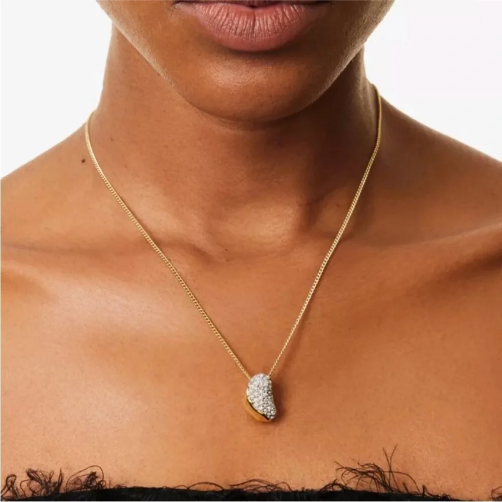 ALEXIS BITTAR • Solanales Crystal Small Pebble Necklace
